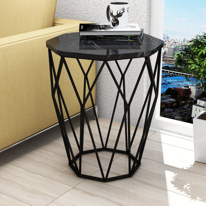 Hanah Home Sofya - Black Marble